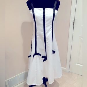 Plus size Formal Tea Length dress